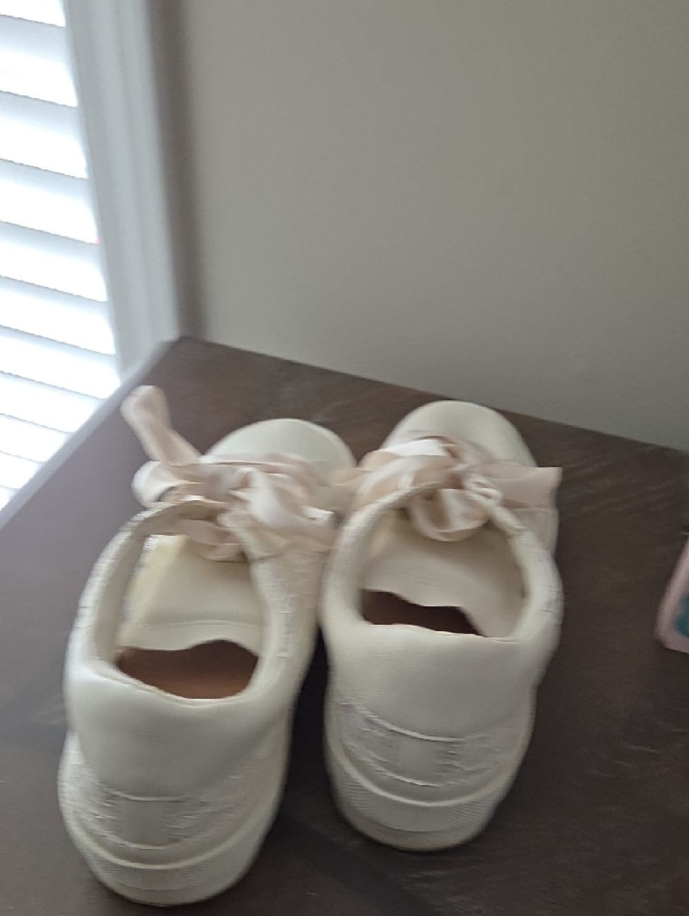 Dolce Vita Cream Ribbon-Lace Sneakers - Picture 8 of 8